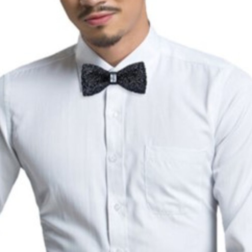 NEW Rhinestone Glitter Bow-Tie - Adjustable & Multiple Colors Available! - Picture 6 of 10